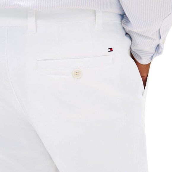 Comfortable & Stylish Men's Big & Tall Chinos - Machine Washable White Pants - Picture 2 of 4
